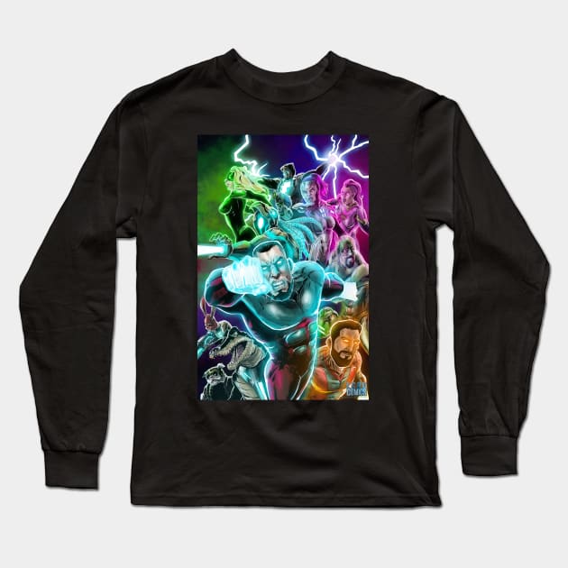 ECRU COMICS E.H.V.A. Long Sleeve T-Shirt by carrillo_art_studios